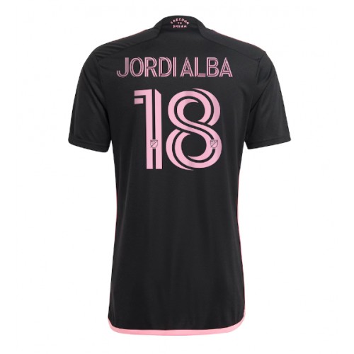 Fotbalové Dres Inter Miami Jordi Alba #18 Venkovní 2024-25 Krátký Rukáv